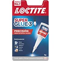 Loctite Super Glue-3 Precisión- pegamento transparente de máxima precisión- pegamento instantáneo triple resistente…